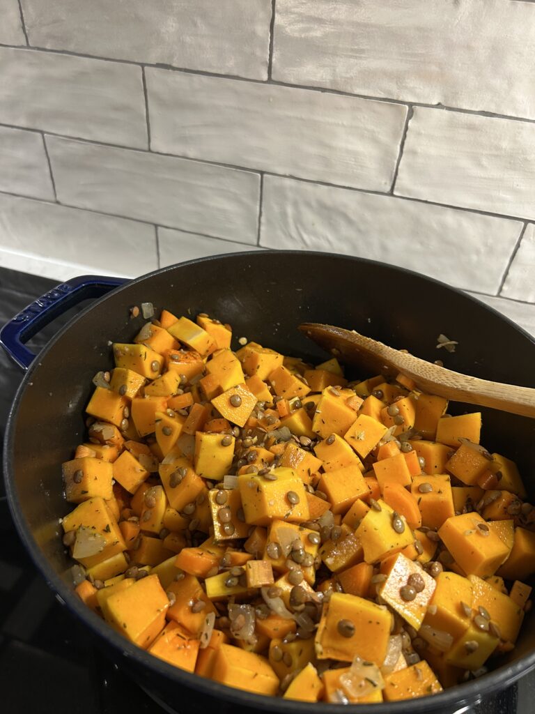 Butternut Squash Lentil Stew