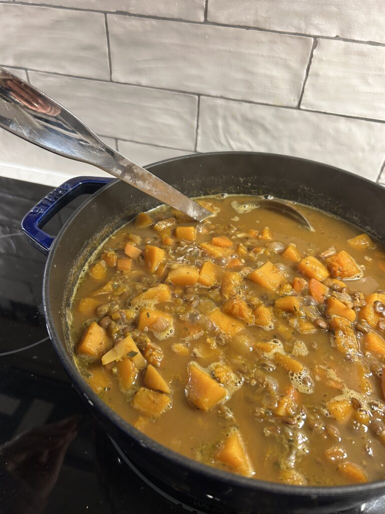 Butternut Squash Lentil Stew